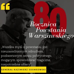 80 rocznica powstania warszawskiego